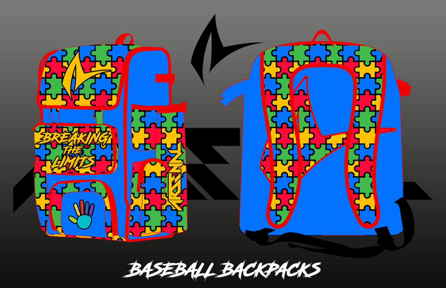 ARSENAL BASEBALL BIG BACKPACK AUTISM 2