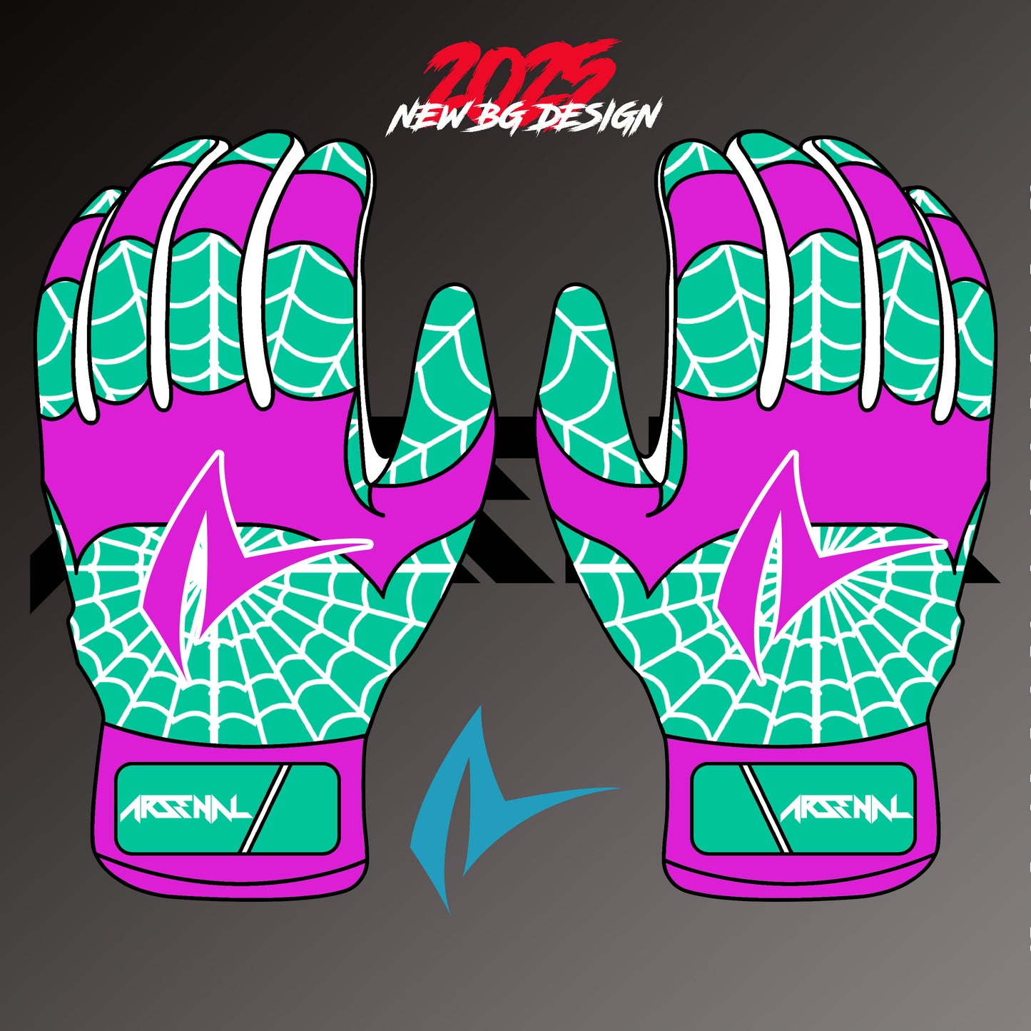 ARSENAL SPIDEY LONG CUFF BATTING GLOVES