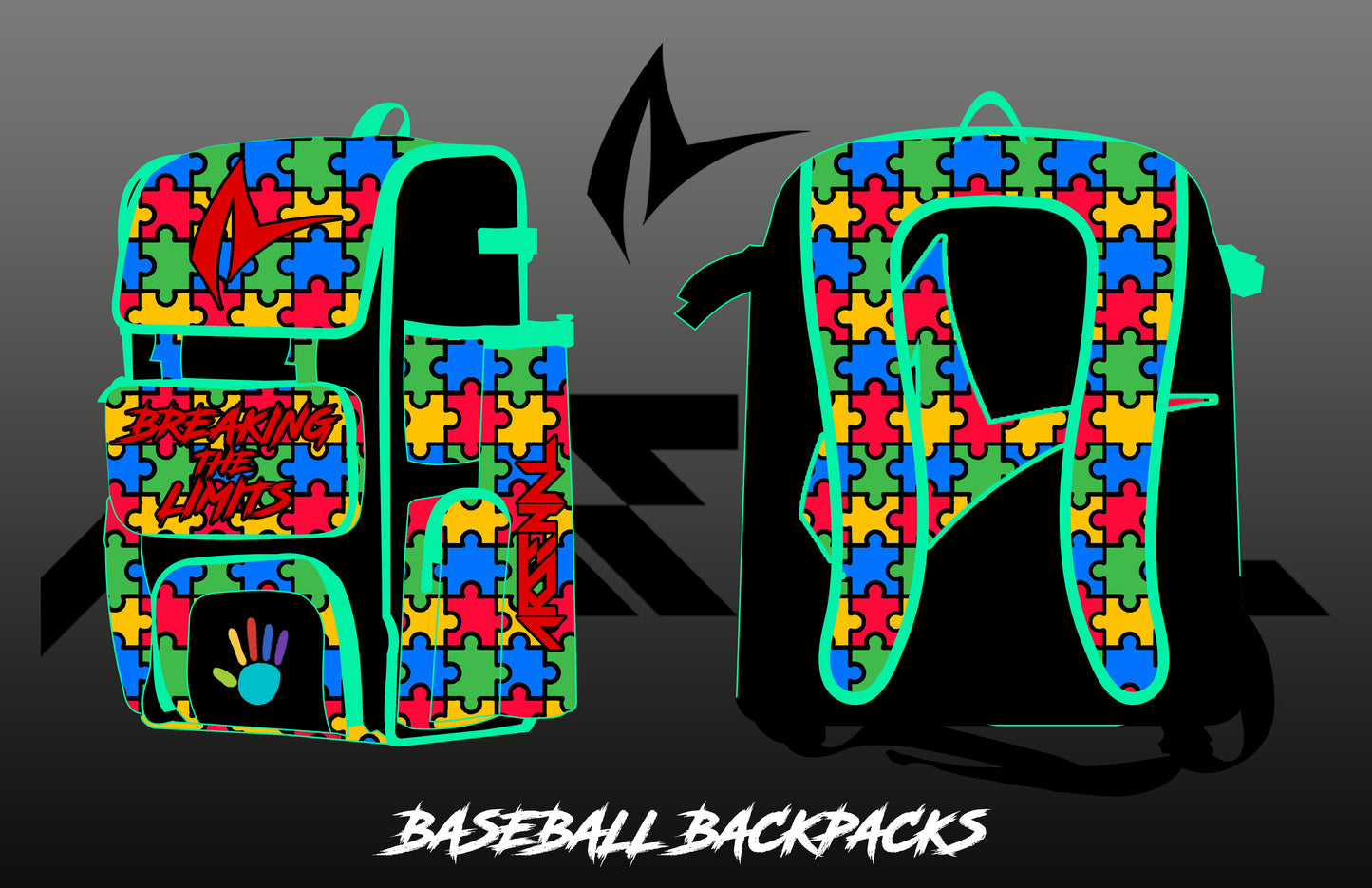 ARSENAL BASEBALL BIG BACKPACK AUTISM