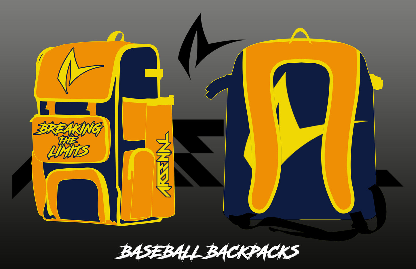 ARSENAL BASEBALL BIG BACKPACKS