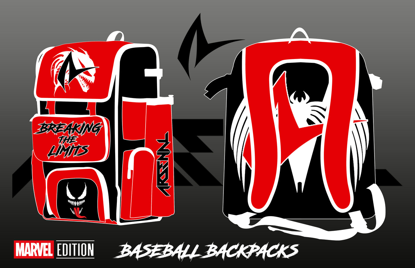 ARSENAL VENOM BACKPACK MARVEL EDITION
