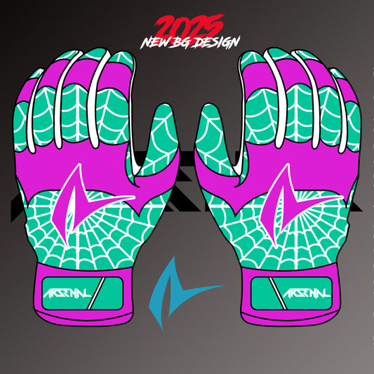 ARSENAL SPIDEY LONG CUFF BATTING GLOVES