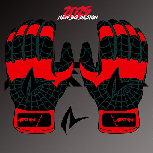 ARSENAL SPIDEY LONG CUFF BATTING GLOVES