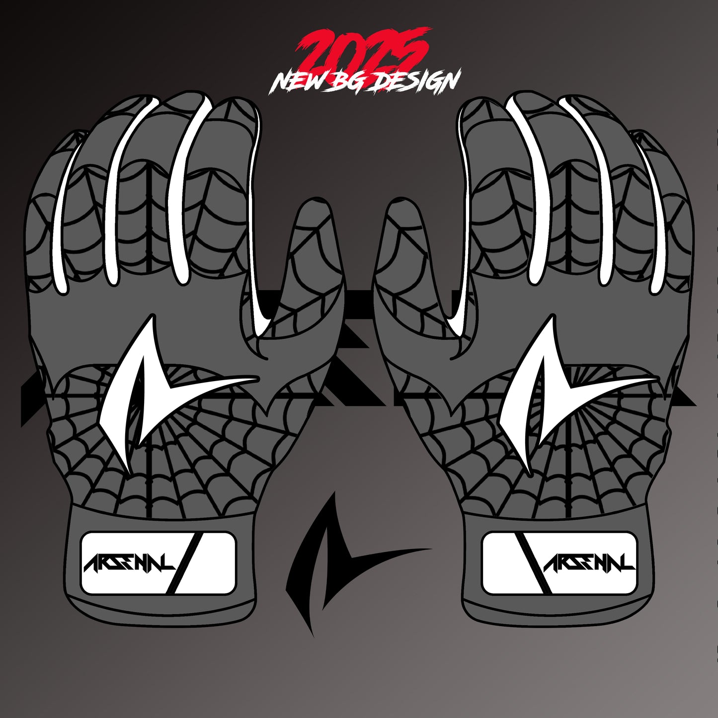ARSENAL SPIDEY LONG CUFF BATTING GLOVES