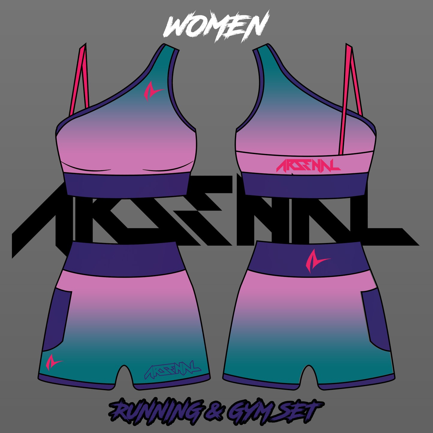 ARSENAL LADIES' GYM & RUNNING SET