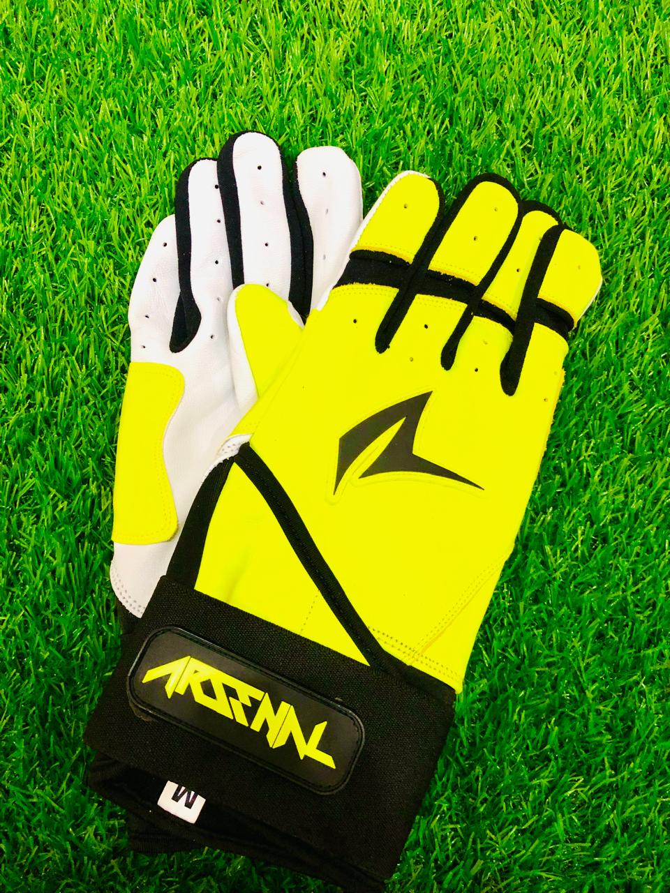 ARSENAL LONG CUFF BATTING GLOVES