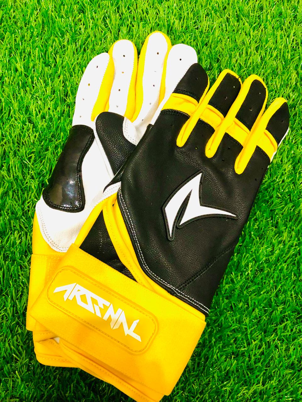 ARSENAL LONG CUFF BATTING GLOVES