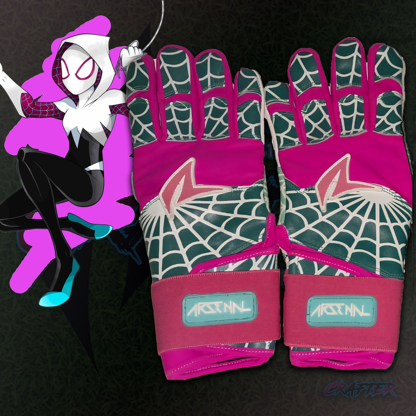 ARSENAL CRAFTERS LONG CUFF BG SPIDEY VERSE EDITION